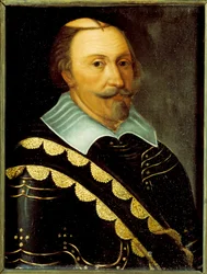 Retrato do rei Charles IX da Suécia 1550-1611.