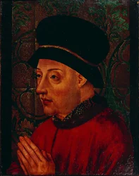 Retrato do rei João I de Portugal 1357-1433, início do século XV.