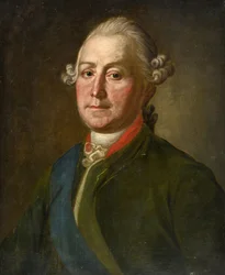 Retrato de Lev Alexandrovich Naryshkin 1733-1799, segunda metade do século XVIII