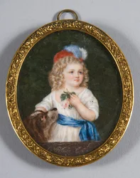 Retrato de Louis-Charles, Príncipe Real da França 1785-1795, século XIX