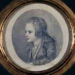 Retrato de Louis-Charles, Príncipe Real de França 1785-1795, início da década de 1790.
