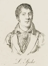 Retrato de Louis Spohr 1784-1859, c. 1830