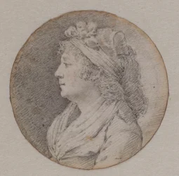 Retrato de Marie Louise de Savoy 1749-1792, Princesa de Lamballe.