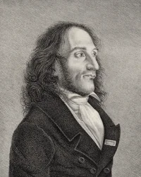 Retrato de Niccolò Paganini 1782-1840, c. 1830.