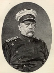 Retrato de Otto von Bismarck 1815-1898.