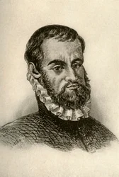 Retrato de Pedro Menendez de Aviles, mostrando o vestido espanhol, c1570-1580, 1937.