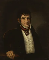 Retrato de Platon Bogdanovich Ogarev 1777-1838, década de 1810