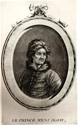 Retrato do príncipe Alexander Danilovich Menshikov 1673-1729