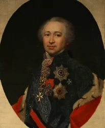 Retrato do príncipe Alexander Kurakin 1752-1818, 1810s