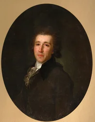 Retrato do príncipe Fyodor Nikolayevich Golitsyn 1751-1827, 1790s