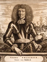 Retrato do príncipe Georg Friedrich de Waldeck 1620-1692 De: local da guerra, 1675.