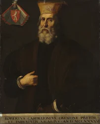 Retrato de Roberto Castiglione, início dos anos 1600.