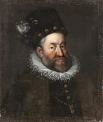 Retrato de Rudolf II da Áustria 15521612, Sacro Imperador Romano, ca. 1600