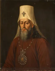 Retrato de Samuil Myslavsky 1731-1796, Metropolita de Kiev e Galiza, 1812