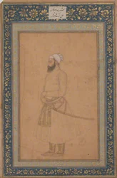 Retrato de Sayyid Amir Khan, segunda metade do século XVII.