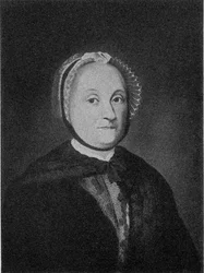Retrato de Sophie de La Font 1717-1797, segunda metade do 18º cen.