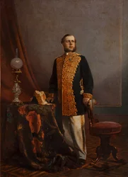 Retrato de Vasily Yuryevich Poznansky 1828-1900, 1860s