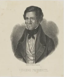 Retrato de Vincenz Priessnitz 1799-1851, c. 1840
