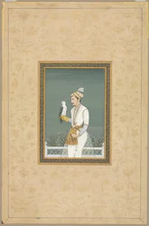 Retrato de um príncipe com um falcão, de 1700.