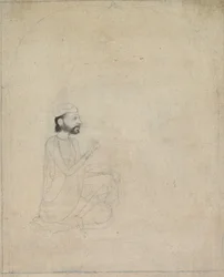 Retrato de um homem sentado, c. 1830-1850.