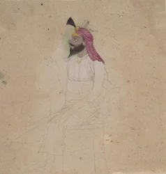 Retrato de um Sikh Noble, início do século XIX.