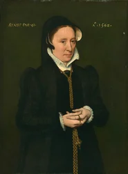 Retrato de uma mulher, 1562.