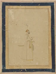 Retrato de um oficial, início do século XVIII.