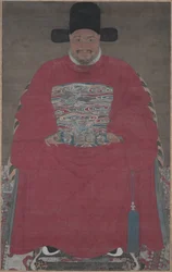 Retrato de um oficial, 1600s-1700s.