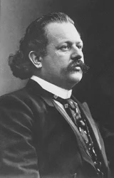 Retrato do pianista e compositor Alfred Reisenauer 1863-1907.