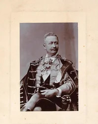 Retrato do pianista e compositor Géza Zichy 1849-1924, década de 1900.