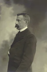 Portrait of pianist and composer Moritz Moszkowski 1854-1925, c. 1900. 