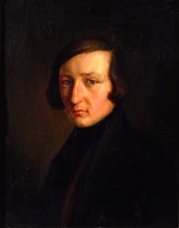 Retrato do autor Heinrich Heine, 1840