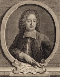 Retrato do compositor Jean-François Lallouette 1651-1728.