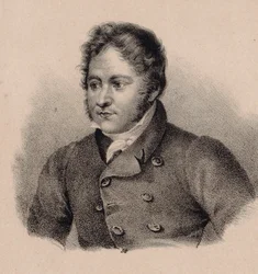 Retrato do compositor Johann Bernhard Logier 1777-1846.