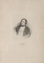 Retrato do Compositor Johann Friedrich Kittl 1806-1868, c. 1850.