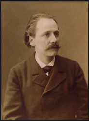 Retrato do compositor Jules Massenet 1842-1912, década de 1890.