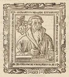 Retrato do compositor Leonhard Paminger 1495-1567, 1573.