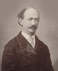 Retrato do compositor Maurice Strakosch 1825-1887 , c. 1870.