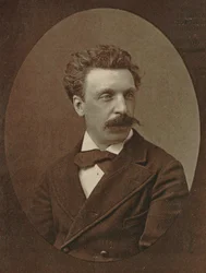 Retrato do compositor Victorin de Joncières 1839-1903.