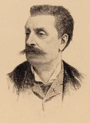 Retrato do compositor Victorin de Joncières 1839-1903.