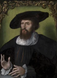 Retrato do Rei Cristiano II da Dinamarca 1481-1559, 1514-1516.