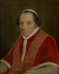 Retrato do Papa Pio VII 1742-1823, década de 1810.