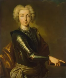Retrato do czar Pedro II da Rússia 1715-1730, século XVIII