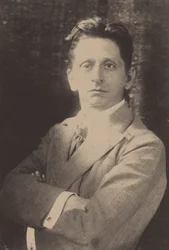 Retrato do compositor Alexander von Zemlinsky 1871-1942.