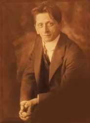 Retrato do compositor Alexander von Zemlinsky 1871-1942, 1915.