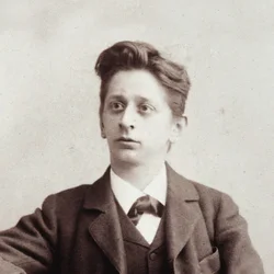Retrato do compositor Alexander von Zemlinsky 1871-1942, c. De 1900.