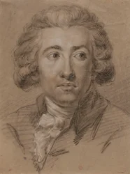 Retrato do compositor André Ernest Modeste Grétry 1741-1813, 2ª metade do século XVIII.