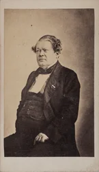 Retrato do compositor Auguste-Mathieu Panseron 1796-1859, ca. 1855.