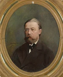 Retrato do compositor Bedrich Smetana.