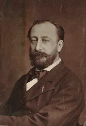 Retrato do compositor Camille Saint-Saëns 1835-1921, 1880.